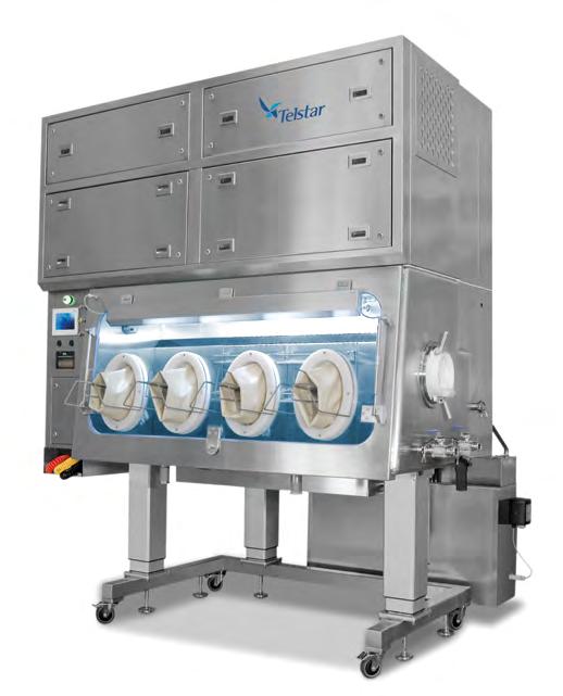 Aseptic Production Isolator Telstar manufactures standard Isolators specifically designed for a variety of aseptic production activities such as small scale vial and syringe filling operations.