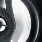The solid, high performance woofers of the 400 Series operate with polypropylene membranes.