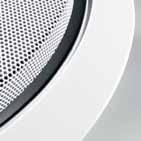 The loudspeaker grills of the 400 Series are easy to attach and can be painted.