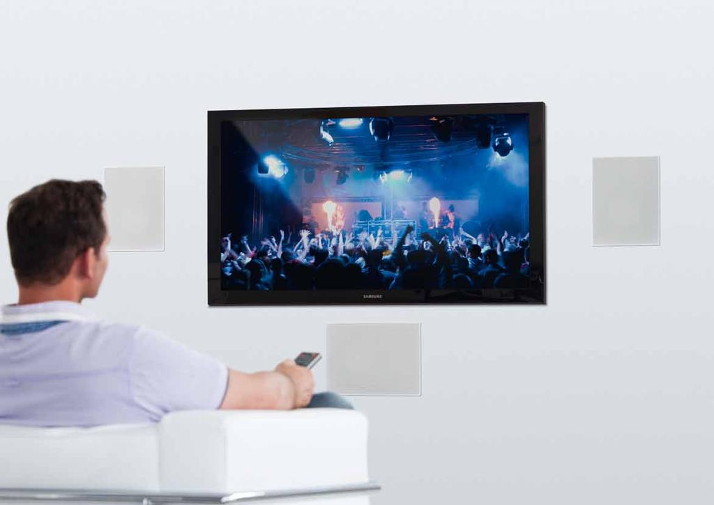 InWall Let your wall create the sound The InWall loudspeakers offer outstanding yet unobtrusive loudspeaker