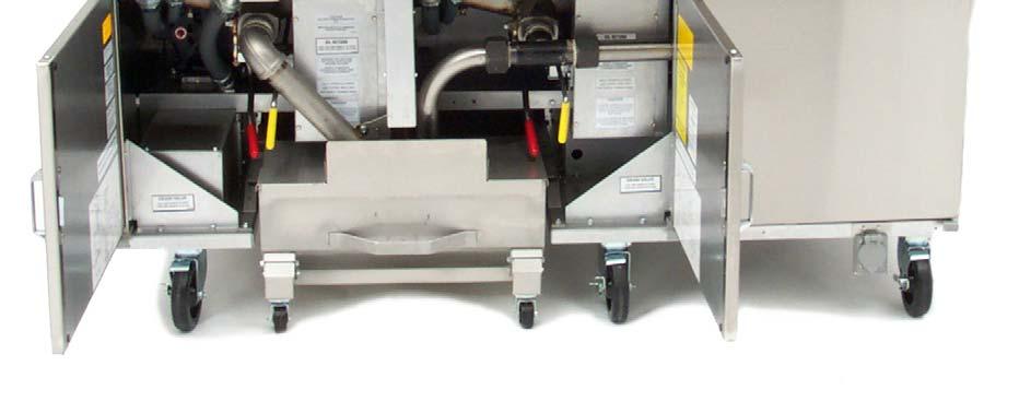 Number) Under Fryer Filtration Unit Drain and Filter Control Handles TYPICAL CONFIGURATION (FPH31721 SHOWN) NOTE: