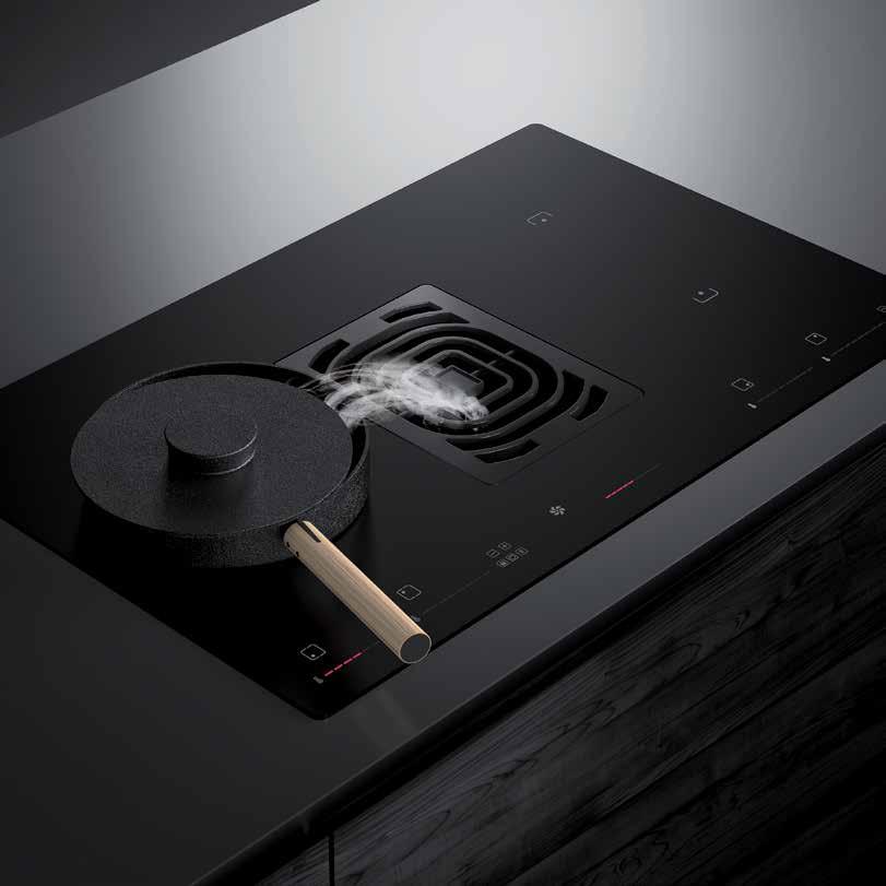 NEW Hood WIZARD The combination of an induction hob and a hood does not seem to be obvious. However, the duet is a special mix of functionality and, first of all, silence.