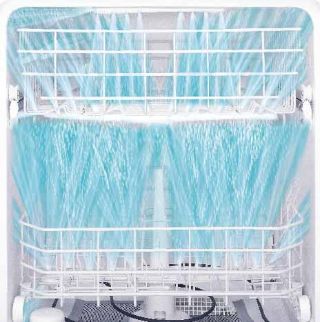 Featuring the Triton Dishwasher. No pre-rinsing, soaking or scrubbing!