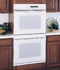 Microwave Ovens Dishwashers 30" Built-In Double Oven JTP45WA White on white Extra-large self-cleaning ovens with Delay Clean option Sure Grip designer-style handles Variable broil Two