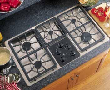 will fire any cook s creative juices with a wide range of gas and electric cooktops. 24418 Create kitchens that are dramatically different.