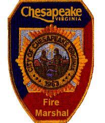 Chesapeake Fire Department Office of the Fire Marshal 304 Albemarle Drive Chesapeake, VA.
