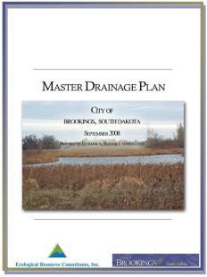 master drainage plan concept to a classroom for