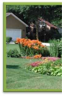 Location Rain gardens should be located to receive the maximum amount of stormwater runoff from impervious surfaces, and where downspouts or driveway runoff can enter