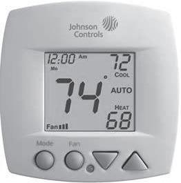 between heating and cooling. Solid state accuracy offers comfort and efficiency with contemporary styling. Universal oltage Capability is found in the TA-155 electronic thermostat.