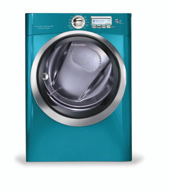 Wall Ovens Gas Front Load Dryers EWMGD70J RR/MB/TS/SS/IW Wave-Touch Electronic Controls Featuring Perfect Steam Turquoise Sky EWMGD70J TS Largest Capacity Dryer 1 Dry the most in one load with 8.0 cu.