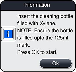 7 Cleaning and Maintenance 8. Fill the bottle for cleaning solution ( P. 9 3.