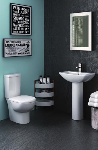 Soft Square / Ceramics Carmela NEW Show your bathroom a little love with the cool chic of the new Carmela ceramics.