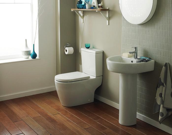 00 Concealed Cistern & Wall Hung Frame XTY005 210.00 Create your dream bathroom with our curved ceramics 420mm Basin & Semi Pedestal W420 x D380mm Basin NCH402 59.