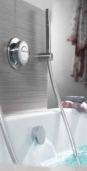 Rise Digital fits into your life. Simply. Pioneered by Aqualisa, digital showering and bathing technology is one of the biggest bathroom innovations of recent time.