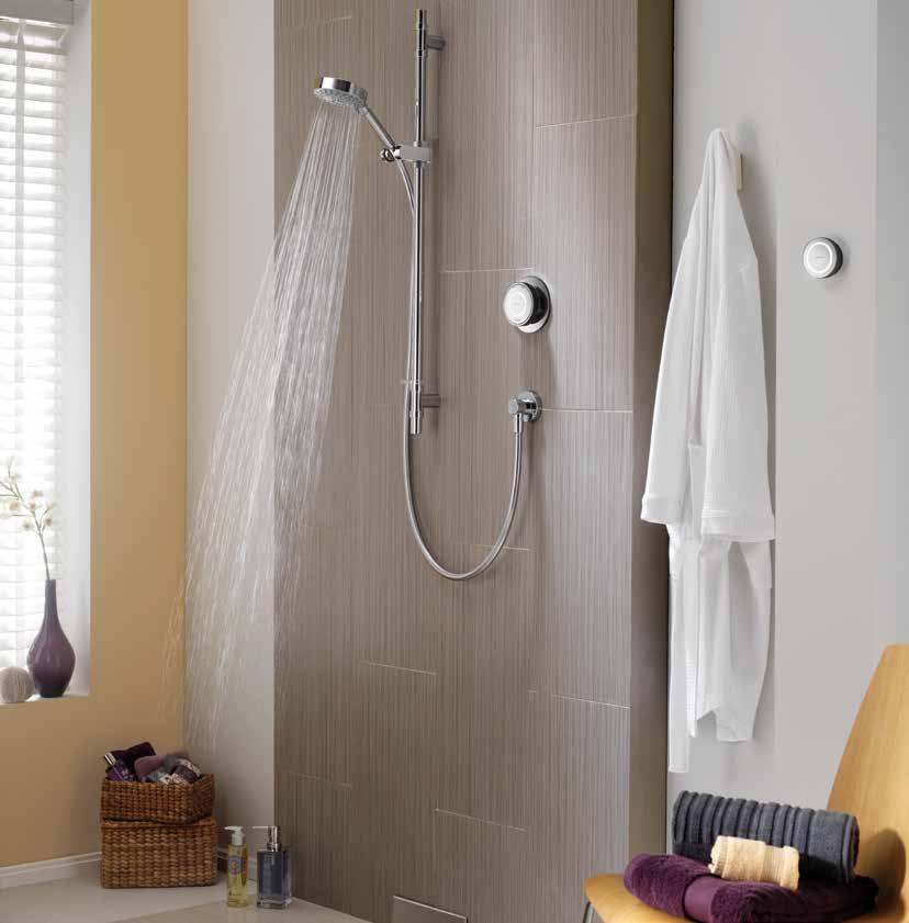 One touch, one great shower. Rise Digital Shower offers sensational showering to you and your family.