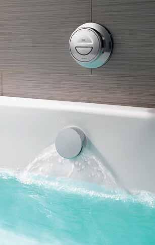Bath with diverter A bath fill combined with a simple hand shower will take care of every bathing scenario.