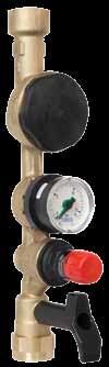 0 bar Adaptor available to allow for installation of class D meter suitable for use as a primary charging meter Supplied complete with either ¾" or 1" FBSP connections and a moulded insulation