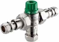 TEMPERATURE CONTROL Thermostatic Mixing Valves Ausimix Compact Rapid fail-safe on either hot or cold supply failure Provides stable mixed water temperature Unique temperature adjustment tool