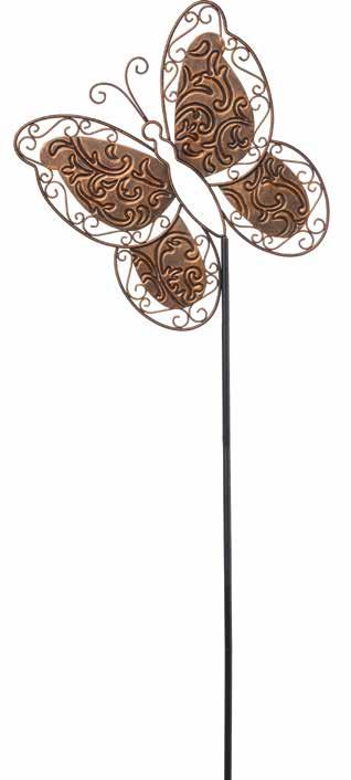 Butterfly Stake Material: Metal Height: 30" 171441 12/Ctn.