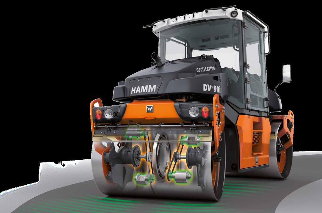 Moreover, tandem rollers with oscillation are able to compact thin layers perfectly even at lower asphalt temperatures.