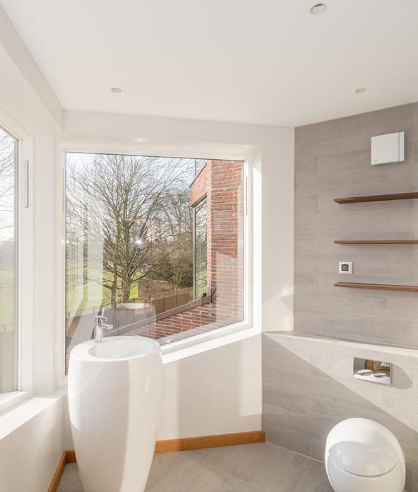 SPECIFICATION External Utility Room Heating and Water System Warranty Handmade Yorkshire bricks Zinc roof and guttering Block and brick cavity wall construction Velfac powder coated aluminium windows