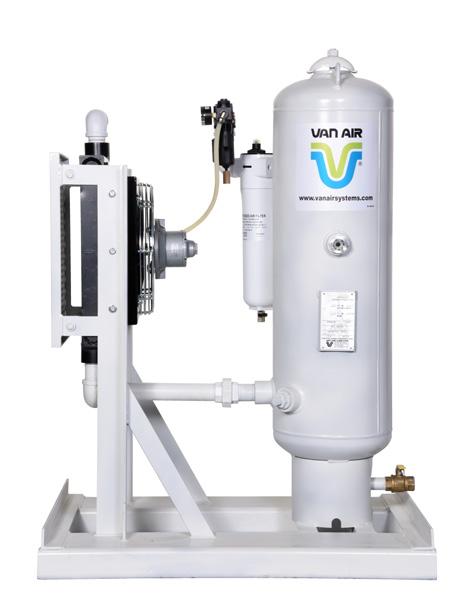 This portable skid system consists of a D-Series Deliquescent Dryer, F200 Filter, an aftercooler with air motor and rock guard, and a regulator/lubricator.