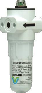 contaminants from compressed air and gas systems.