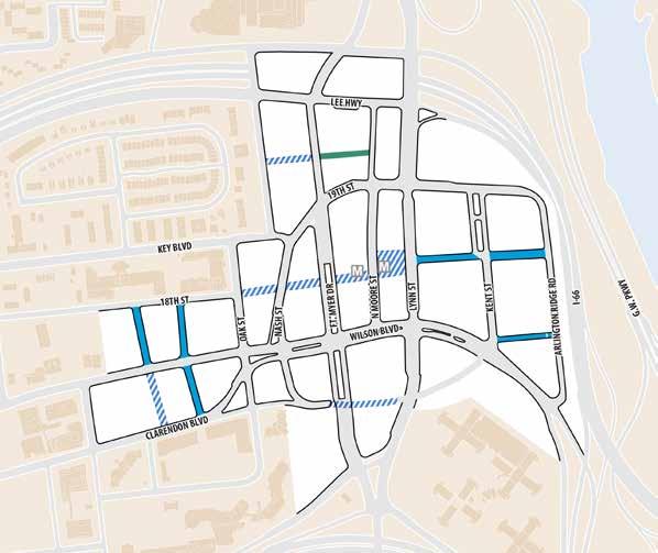 Transportation Theme 1: Transforming Rosslyn s street system into an enhanced grid network of complete streets.