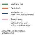 MAP T5 BIKE FACILITIES To Georgetown MULTI-USE TRAIL: A facility exclusively for non-motorized travel that is outside the roadway and physically separated from motorized traffic by an open space,