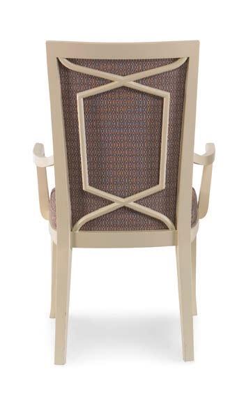 DINING CHAIRS Shown in Brownstone PARAGON CLUB LUNA PARK SIDE CHAIR 419-521 Stocked Finish, Brownstone W19.75 D24.75 H39.