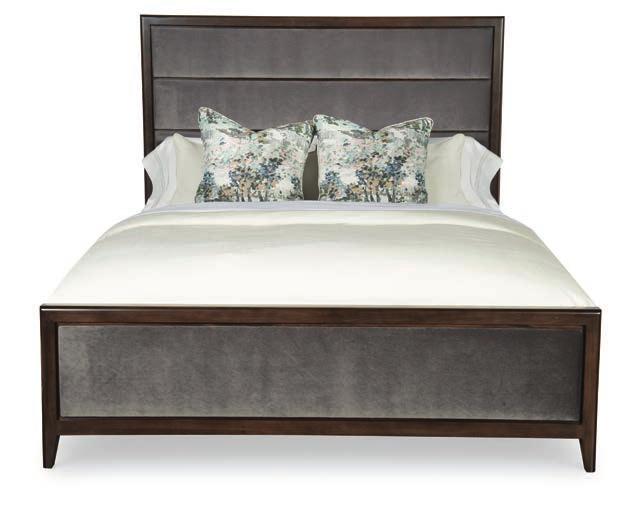 BEDS ARIA BED with UPHOLSTERED HEADBOARD & FOOTBOARD C69-125 QUEEN Made to