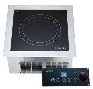 measures the temperature of the cookware bottom for increased temperature accuracy New frameless design for 3.