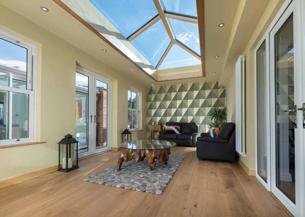 We originally thought we wanted a conservatory, but as soon as we saw the skylight