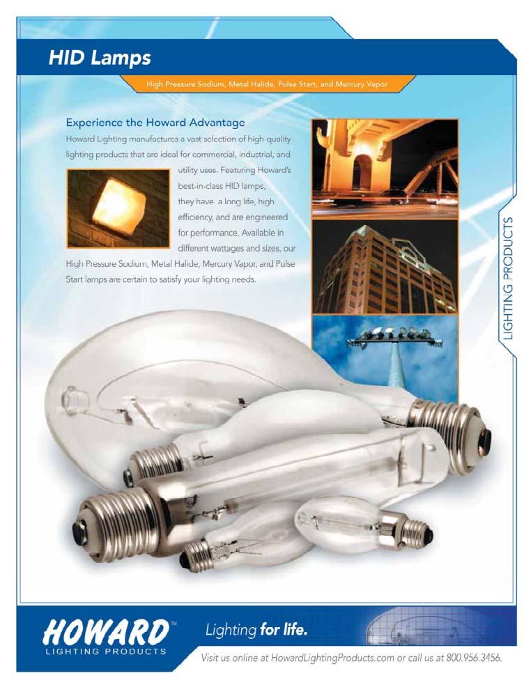Literature HID Lamp Brochure 8 pages Check out our literature library under