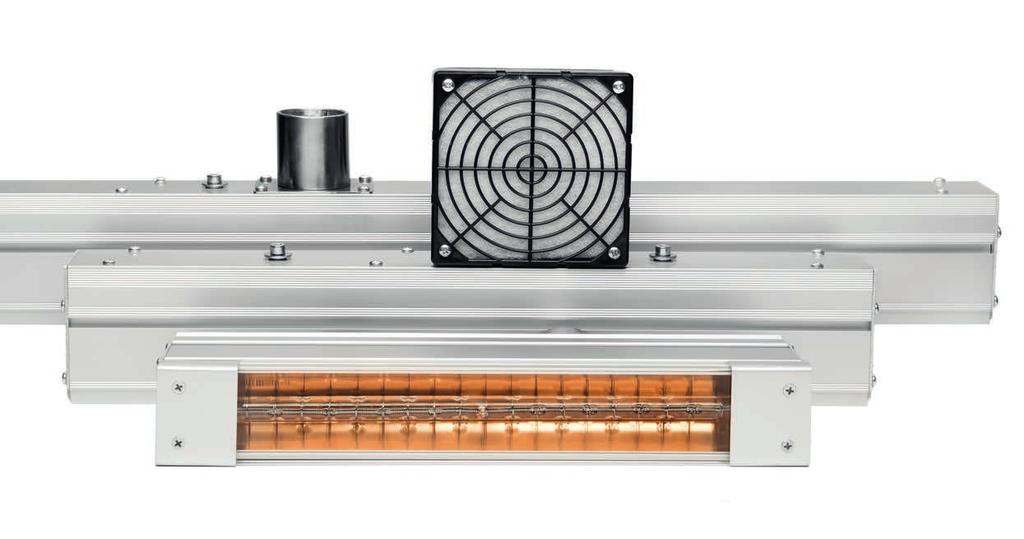 IRT SINGLEHEATERS; A MODULAR SYSTEM Fast, effective and energy efficient heating for all production lines With SingleHeaters, we build simple, high precision effective and compact heat emitters with