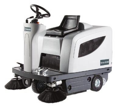 Advance sweepers feature tools-free maintenance and easy broom adjustments with operator-friendly controls.