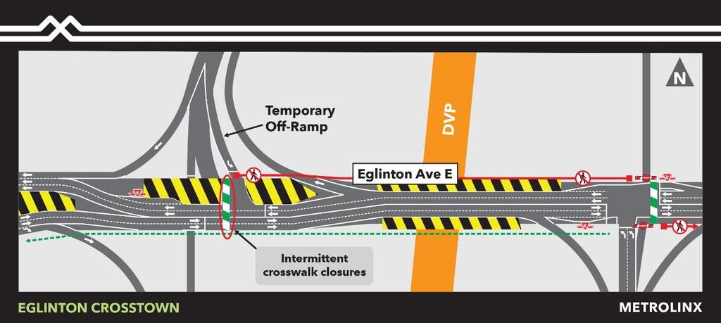 April 1: Road Widening and Paving 6 weeks To accommodate these traffic configurations, a temporary eastbound off