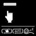 Actuate the respective button to reach the manual mode.