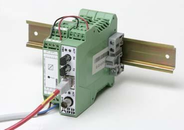 2.4 Accessories 2.4.1 Fiber-optic converter TC190 For remote data communication, including within the station building, a fiber-optic connection should be used.
