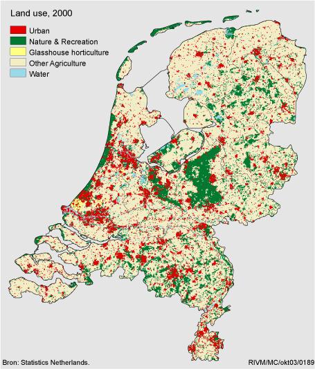 highdensity urban areas and abundant agricultural lands Land