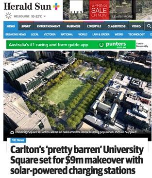 MEDIA SUMMARY The community engagement initiative was featured on: Herald Sun Online (23 August, 2016): Carlton s pretty barren University