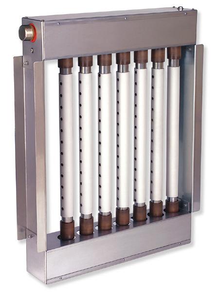 In-frame drain piping maximizes available face dimensions and minimizes blank-off requirements.
