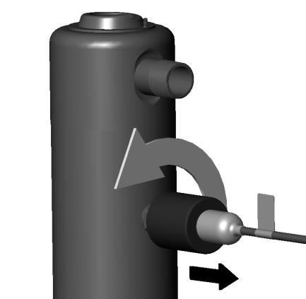 Caution: Over tightening will break the quartz lamp sleeve. 4. Push the plug onto the end of the lamp while ensuring that the male tab on the lamp inserts into the female tab on the plug (Figure 10).