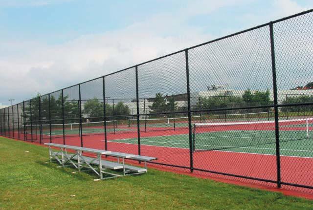 Asphalt tennis court replacement Riverhead High