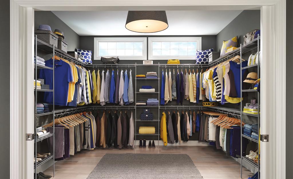 GREAT WIRE SOLUTIONS FOR EVERY ROOM W herever homeowners need storage and organization in the home, ClosetMaid has the answer.