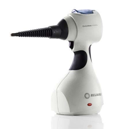 This handheld steamer is great for light surface cleaning and garment steaming.