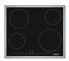 21 NEW Cooking & baking 60 Touch Control Residual heat Indicator 60 Touch Control Residual heat Indicator 60 Touch Control Residual heat Indicator JR 36DT52 Stand-alone electric hotplate, glass