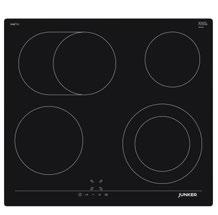 2 kw JR 46FT13 Stand-alone electric hotplate, glass ceramic Flush-mounted with integrated hotplate controls 4 High Speed cooking zones: 1 cooking zone Ø 17/26.