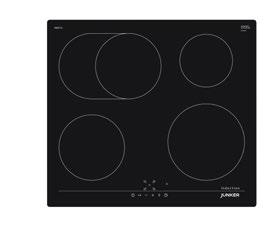 24 HOTPLATES NEW 60 Touch Control Residual heat Indicator Induction 60 Touch Control Residual heat Indicator Induction DESIGN FEATURES JI 46ET14 Stand-alone induction hotplate, glass ceramic