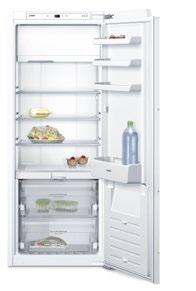73 Refrigeration appliances 140 Freshness System near LED 140 Electronic Control Freshness System near LED JC 50EA31 Built-in refrigerator Integrable Niche height: 1,400 mm For installation behind